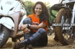 Mumbai Woman Biker swerves to avoid Pothole, run over by truck